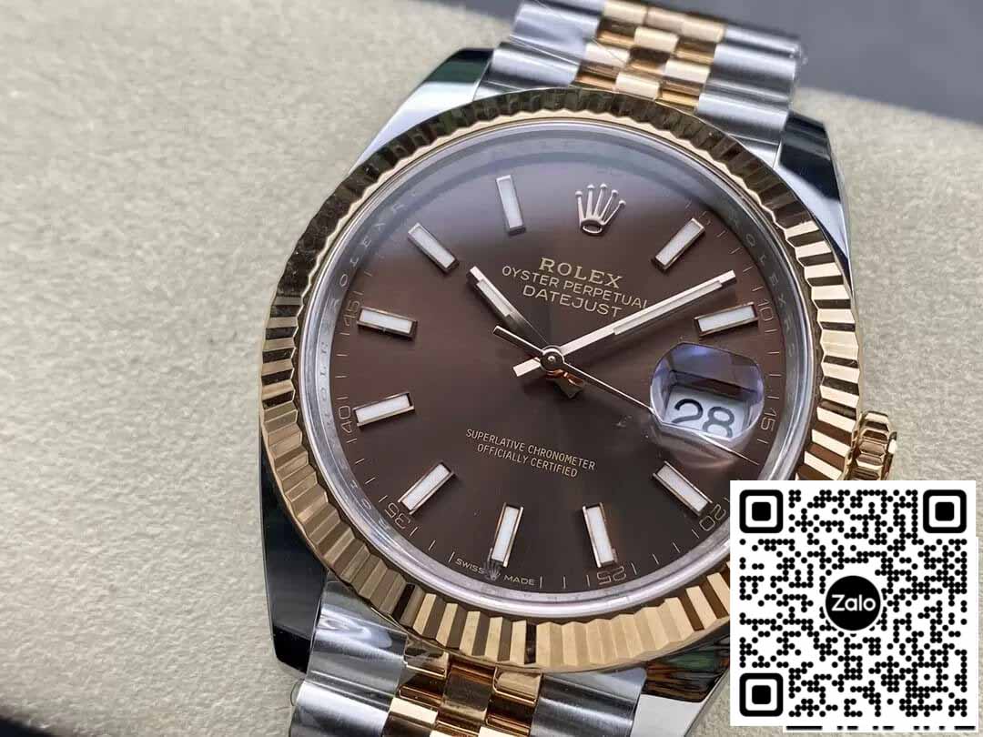 Rolex Datejust 41MM M126331-0002 1:1 Meilleure édition Clean Factory Or rose