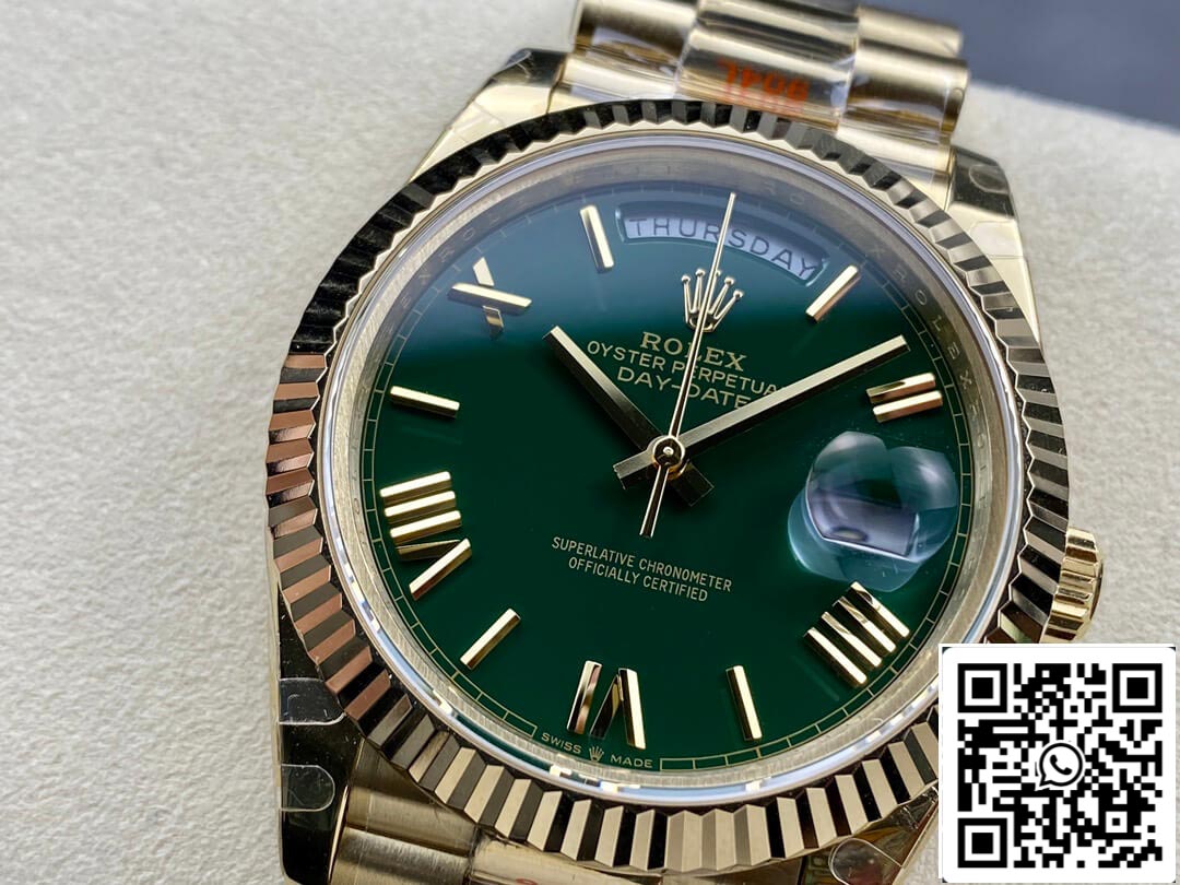 Rolex Day Date M228238-0061 1:1 Best Edition GM Factory, grünes Zifferblatt
