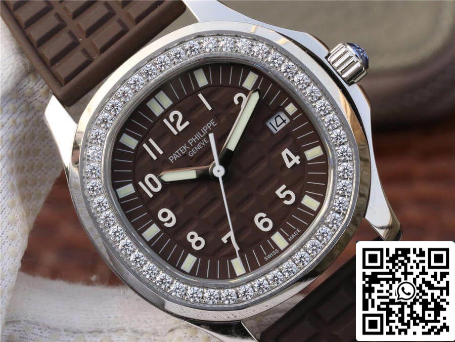 Patek Philippe Aquanaut 5067A-023 1:1 Best Edition PPF Factory Diamond Brown Dial
