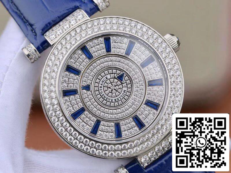 Franck Muller White Gold Double Mystery DM42D2RCD GS Factory 1:1 Best Edition Diamond Watch Swiss FM.800