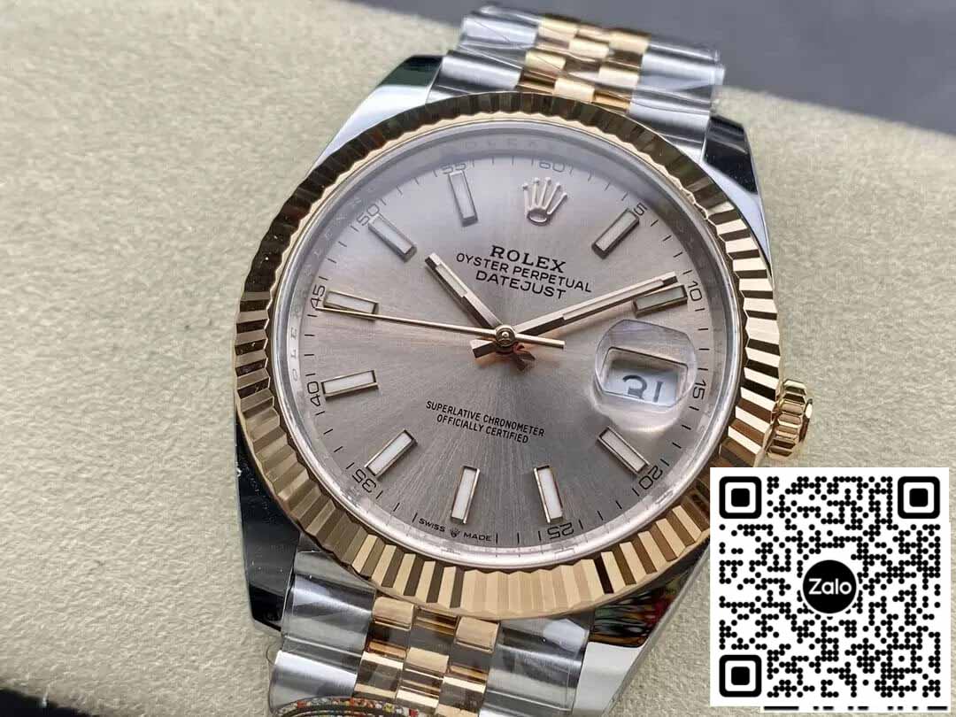 Rolex Datejust 41MM M126331-0010 1:1 Meilleure édition Clean Factory Or rose