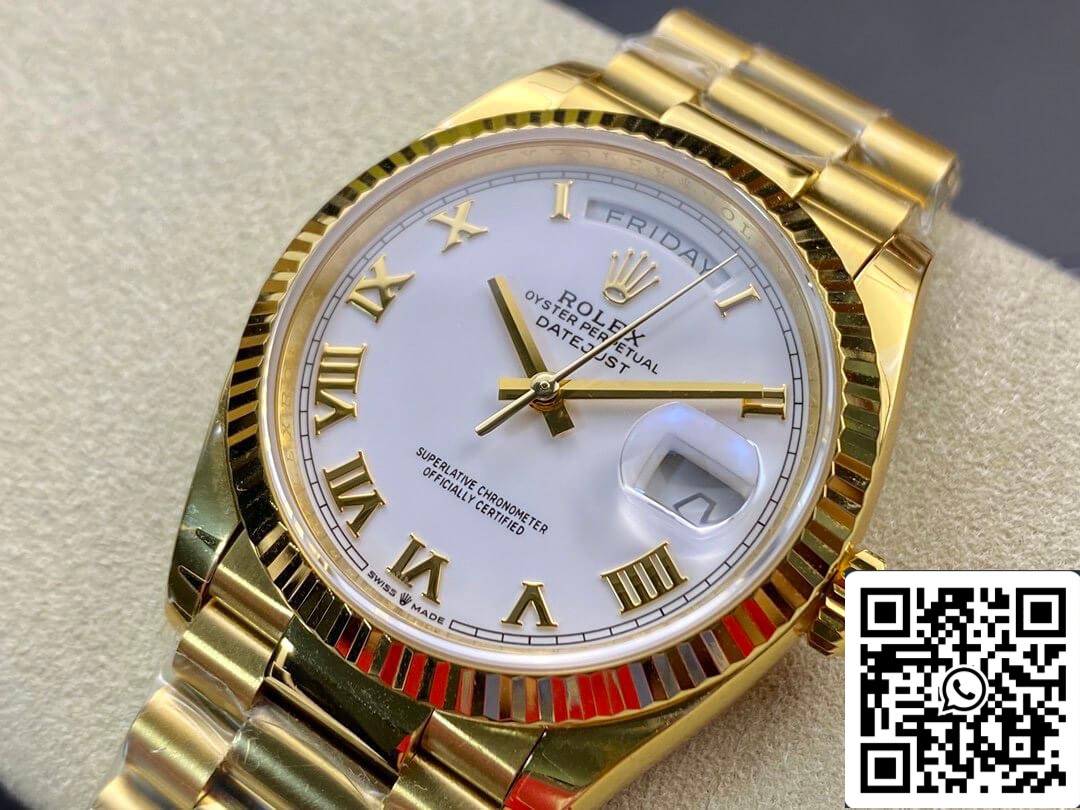 Rolex Day Date M128238 1:1 Best Edition EW Factory Roman Scale Swiss ETA3255