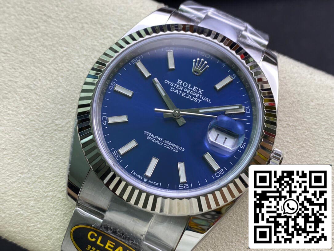 Rolex Datejust M126334-0001 1:1 Best Edition Clean Factory Blaues Zifferblatt