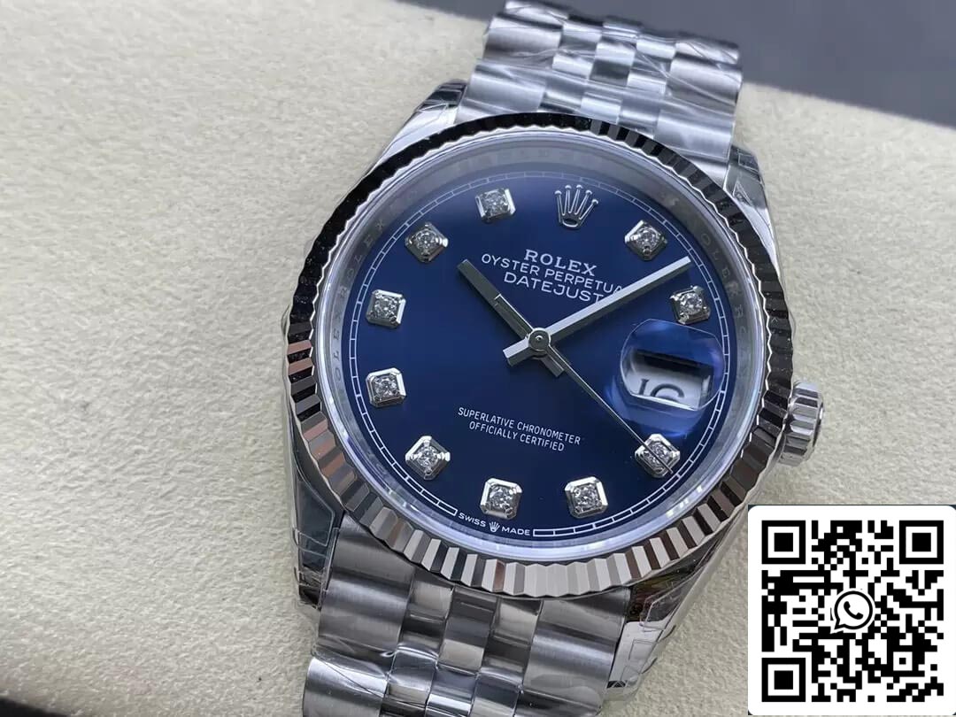 Rolex Datejust M126234-0037 36MM 1:1 Meilleure édition VS Cadran diamant d'usine