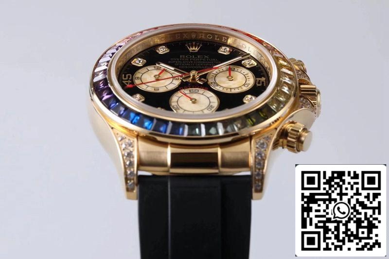 Rolex Daytona 116598RBOW 1:1 Meilleure édition BL Factory Or jaune Suisse ETA4130