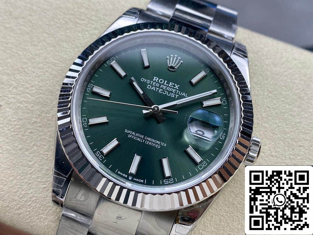 Rolex Datejust M126334-0028 41mm Oyster Strap VS Factory Green Dial