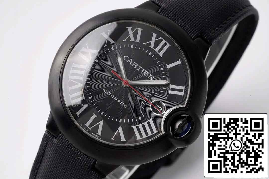 Réplique Ballon Bleu De Cartier 42MM WSBB0015 Meilleure édition AF Factory Cadran Noir