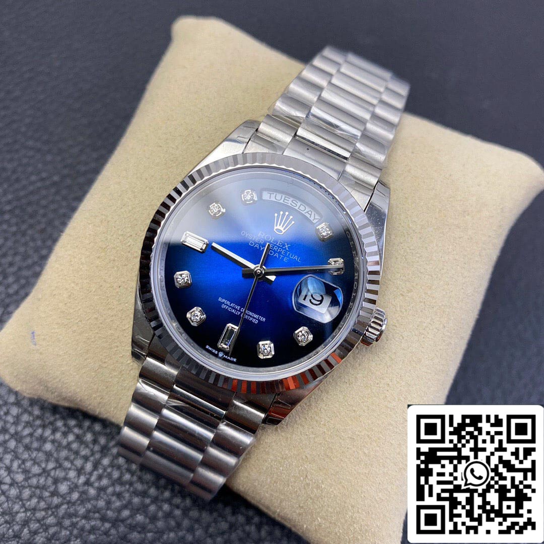 Rolex Day Date M128239-0023 1:1 Best Edition EW Factory Gradient Blue Dial