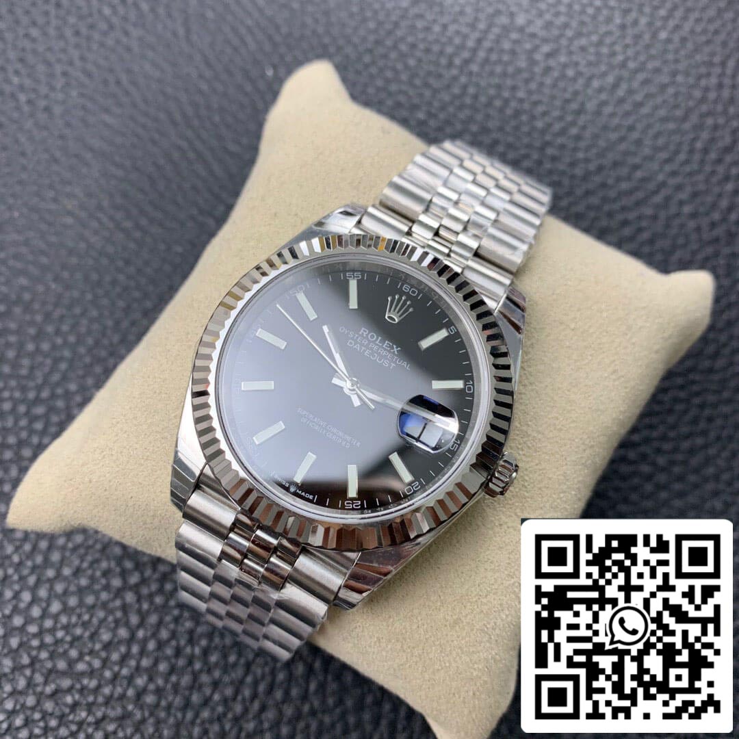 Rolex Datejust M126334-0018 1:1 Best Edition EW Factory Schwarzes Zifferblatt