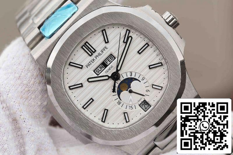 Patek Philippe Nautilus 5726/1A-010 KM Factory 1:1 Best Edition Swiss ETA324 White Textured Dial