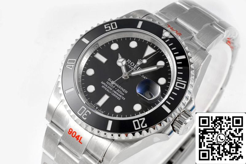 Rolex Submariner Date M126610LN-0001 41MM 1:1 Meilleure édition ROF Factory Cadran noir Suisse ETA2824