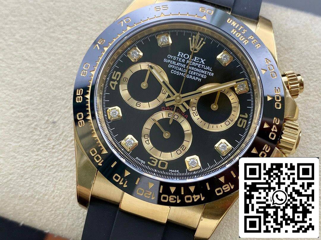 Rolex Cosmograph Daytona M116518ln-0078 1:1 Meilleure édition Clean Factory Cadran noir