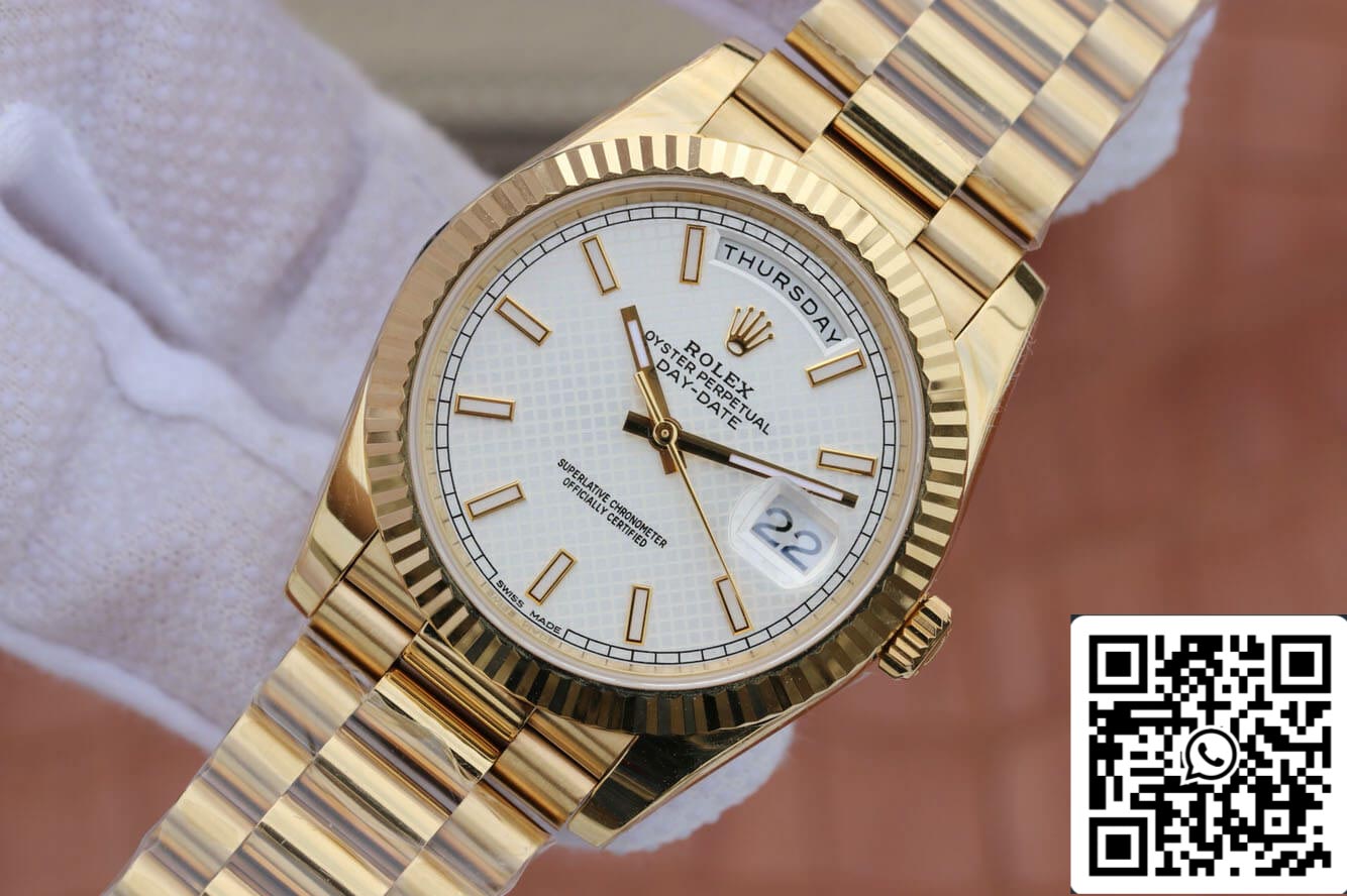 Rolex Day Date M228238-0008 1:1 Meilleure édition EW Factory Or jaune