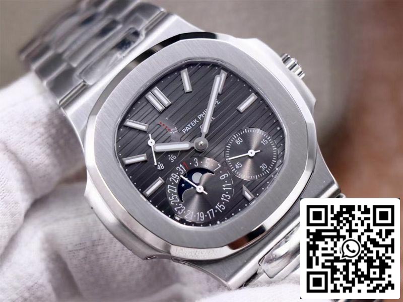 Patek Philippe Nautilus 5712/1A-001 1:1 Best Edition PF Factory Gray Dial Swiss Movement