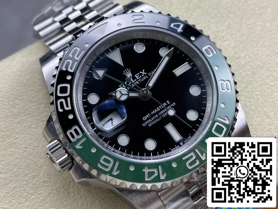 Rolex GMT Master II M126720vtnr-0002 1:1 Meilleure édition Clean Factory V3 Cadran noir