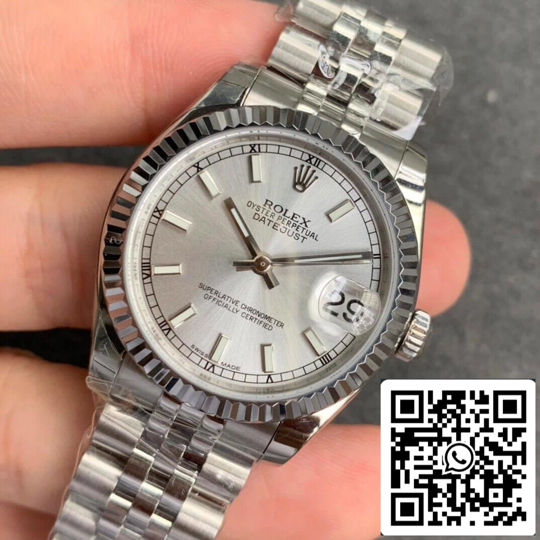 Rolex Datejust M278274-0012 1:1 Best Edition GS Factory Silver Dial