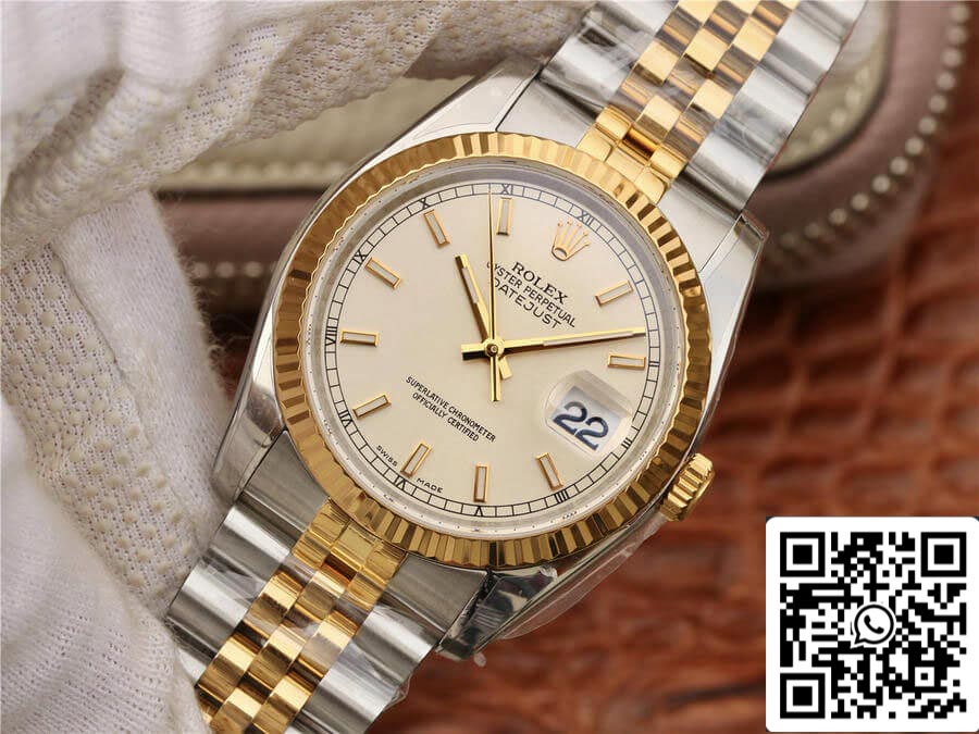 Rolex Datejust 116233 36mm Jubilee Strap AR Factory Yellow Gold