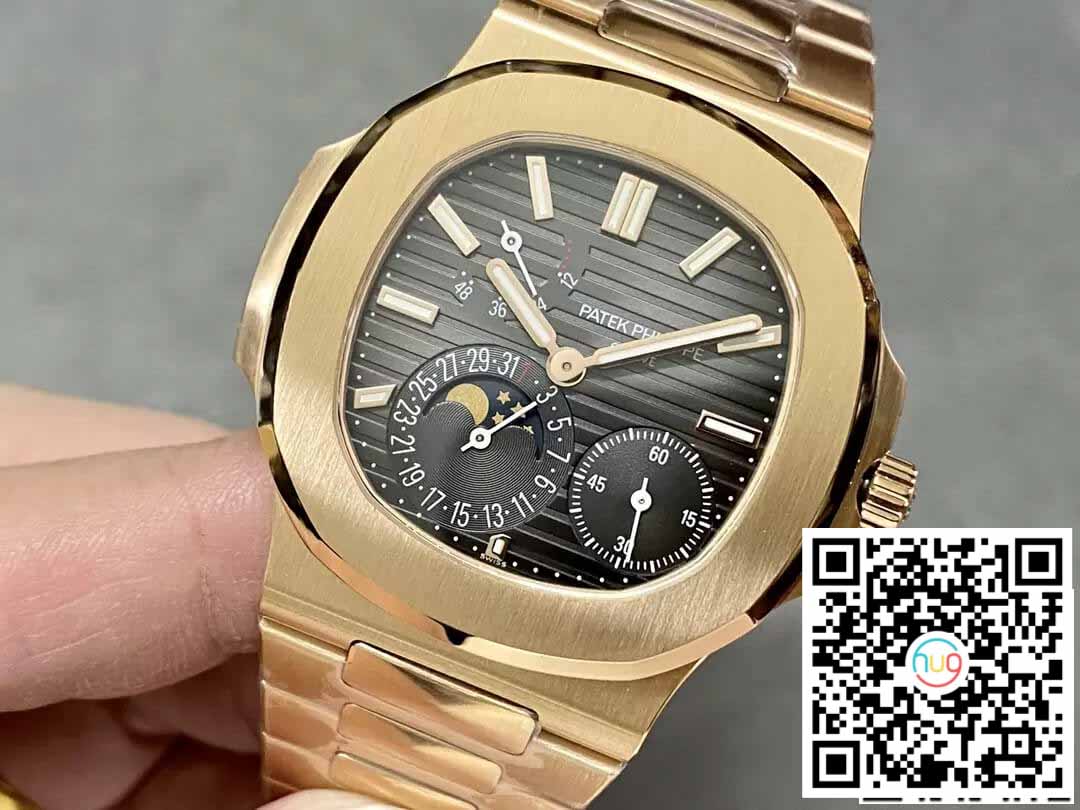 Patek Philippe Nautilus 5712/1R-001 1:1 Best Edition PPF Factory V2 Brown Dial