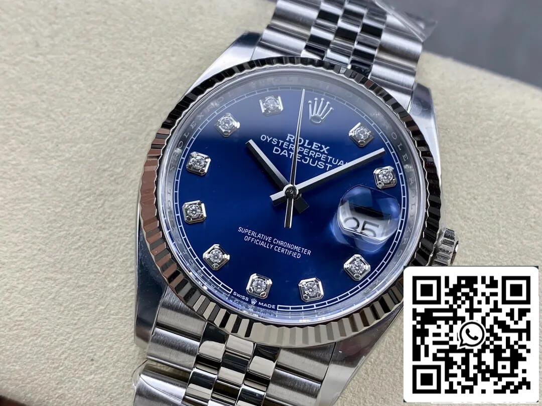 Rolex Datejust M126234-0037 36MM 1:1 Best Edition Clean Factory Diamond Dial