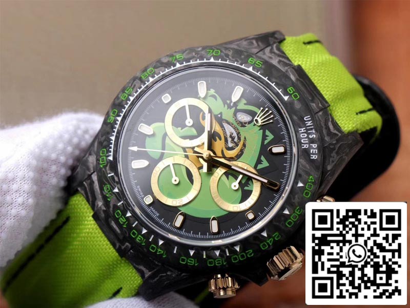 Rolex Daytona Cosmos Green Exploded Dragon 1:1 Best Edition WWF Factory Swiss ETA7750