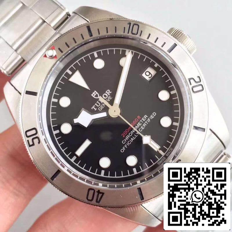 Tudor Heritage Black Bay M79730-0001 ZF Factory 1:1 Best Edition Swiss ETA2824-2 Superlumed Dome-shaped Black Dial