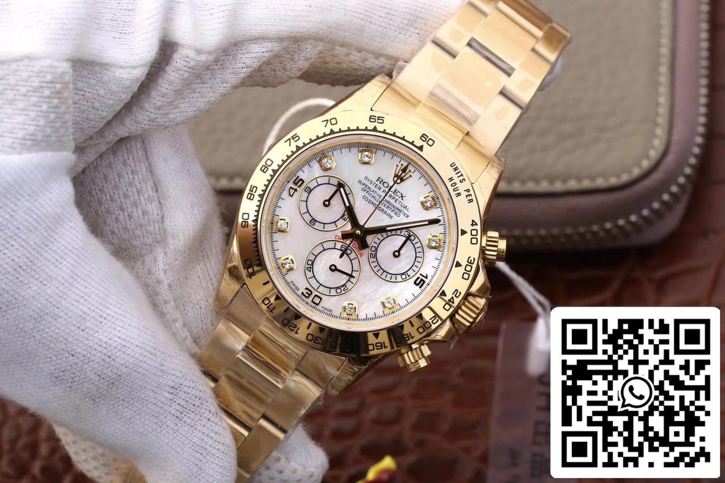 Rolex Daytona Cosmograph 116528-78598 1:1 Meilleure édition JH Factory Cadran diamants