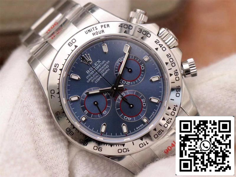 Rolex Daytona Cosmograph 116509-78599 1:1 Meilleure édition Noob Factory Cadran bleu Suisse ETA4130