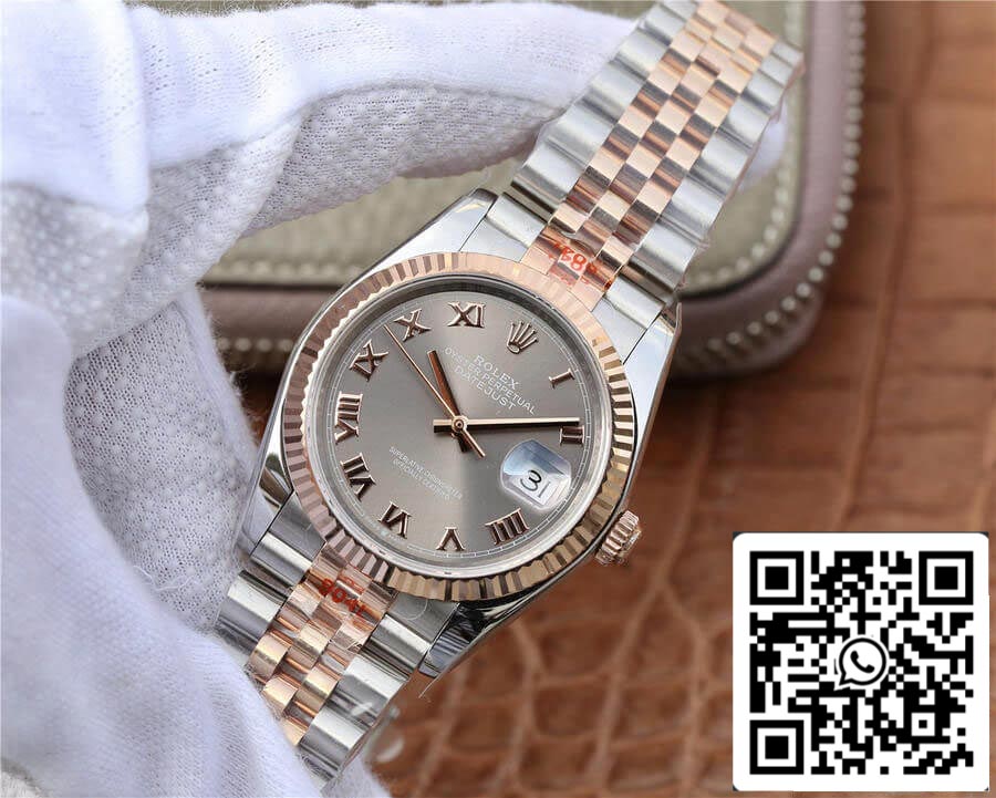 Rolex Datejust 116231-0087 36MM 1:1 Meilleure édition GM Factory Cadran argenté