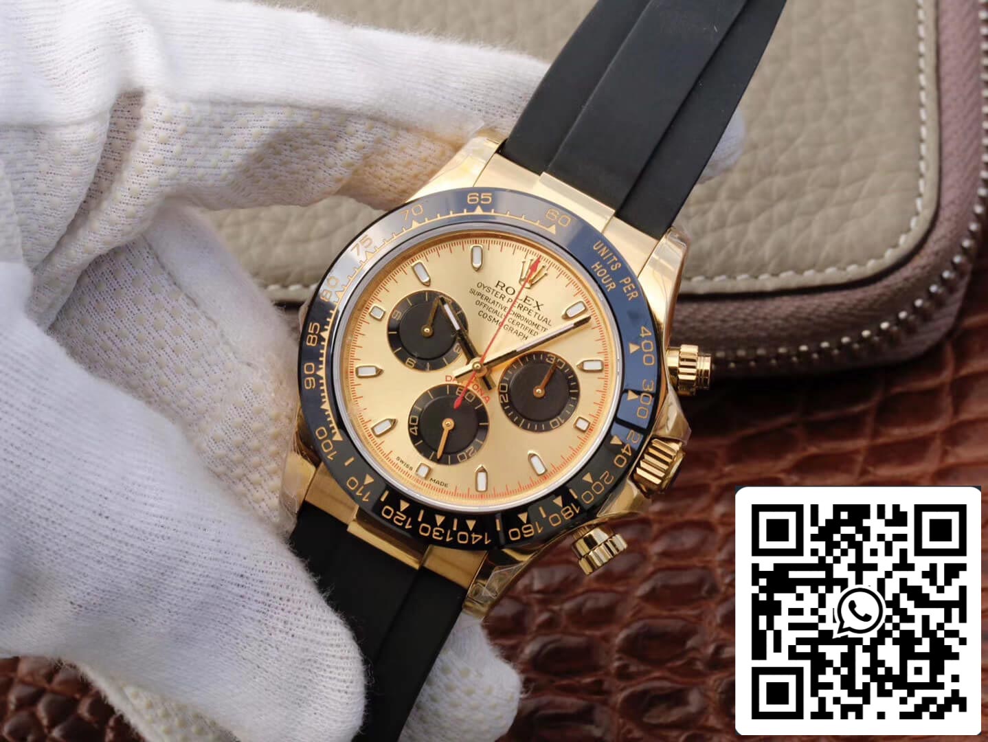 Rolex Daytona Cosmograph 116518ln 1:1 Meilleure édition JH Factory V6 Cadran en or jaune