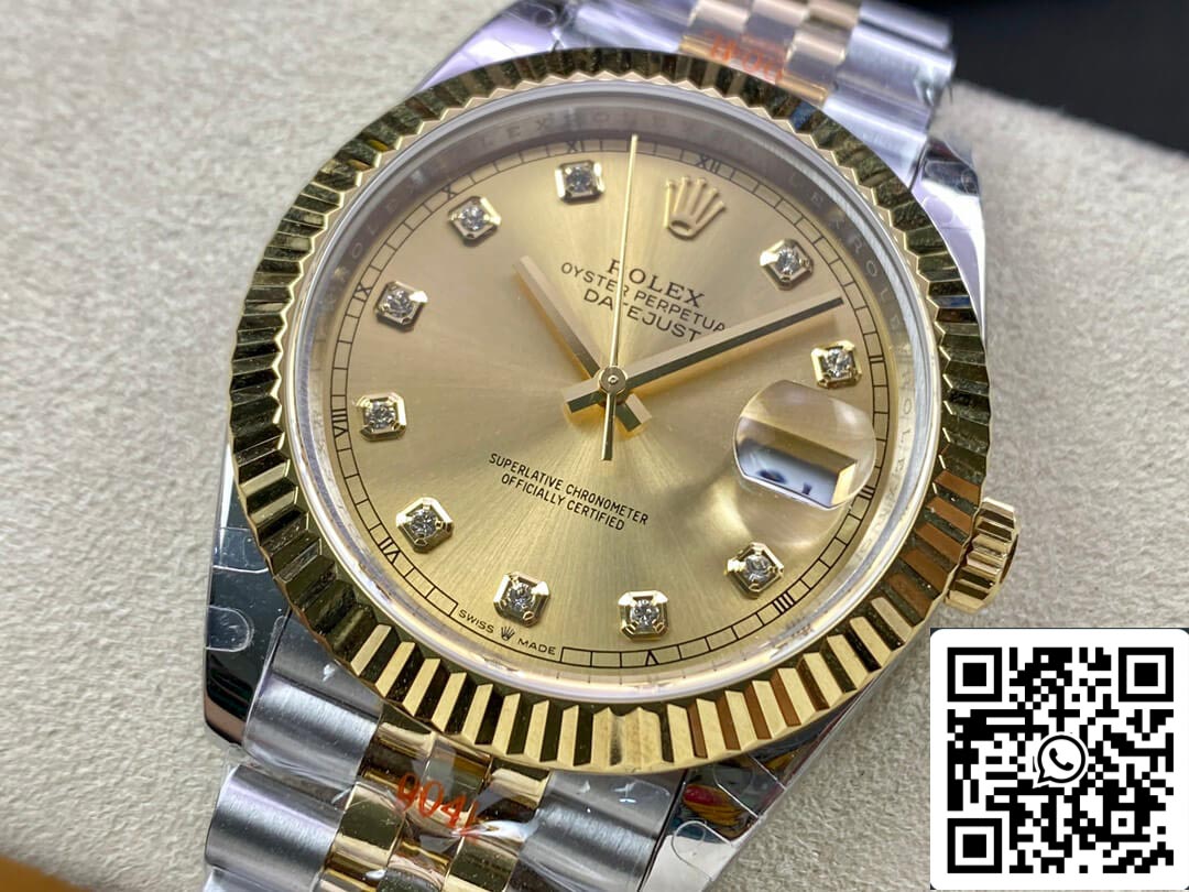 Rolex Datejust M126333-0012 1:1 Meilleure édition GM Factory Or jaune