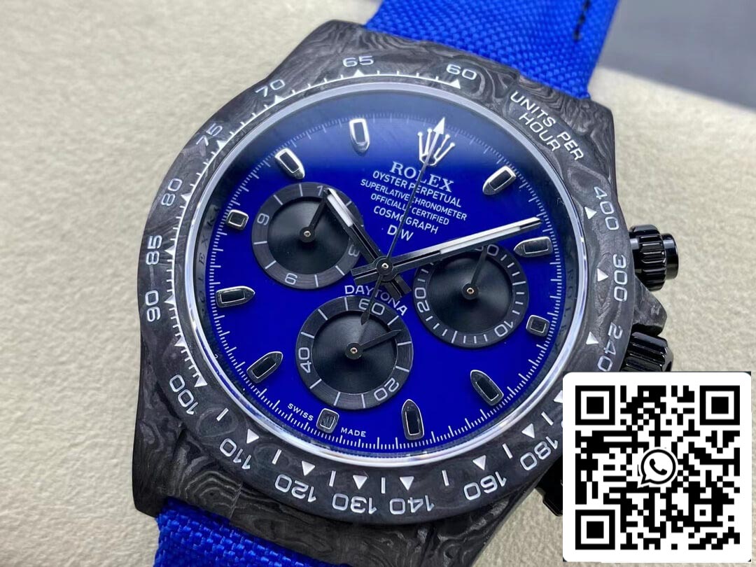 Rolex Daytona Cosmograph Diw Version personnalisée 1: 1 Meilleure édition Noob Factory Cadran bleu