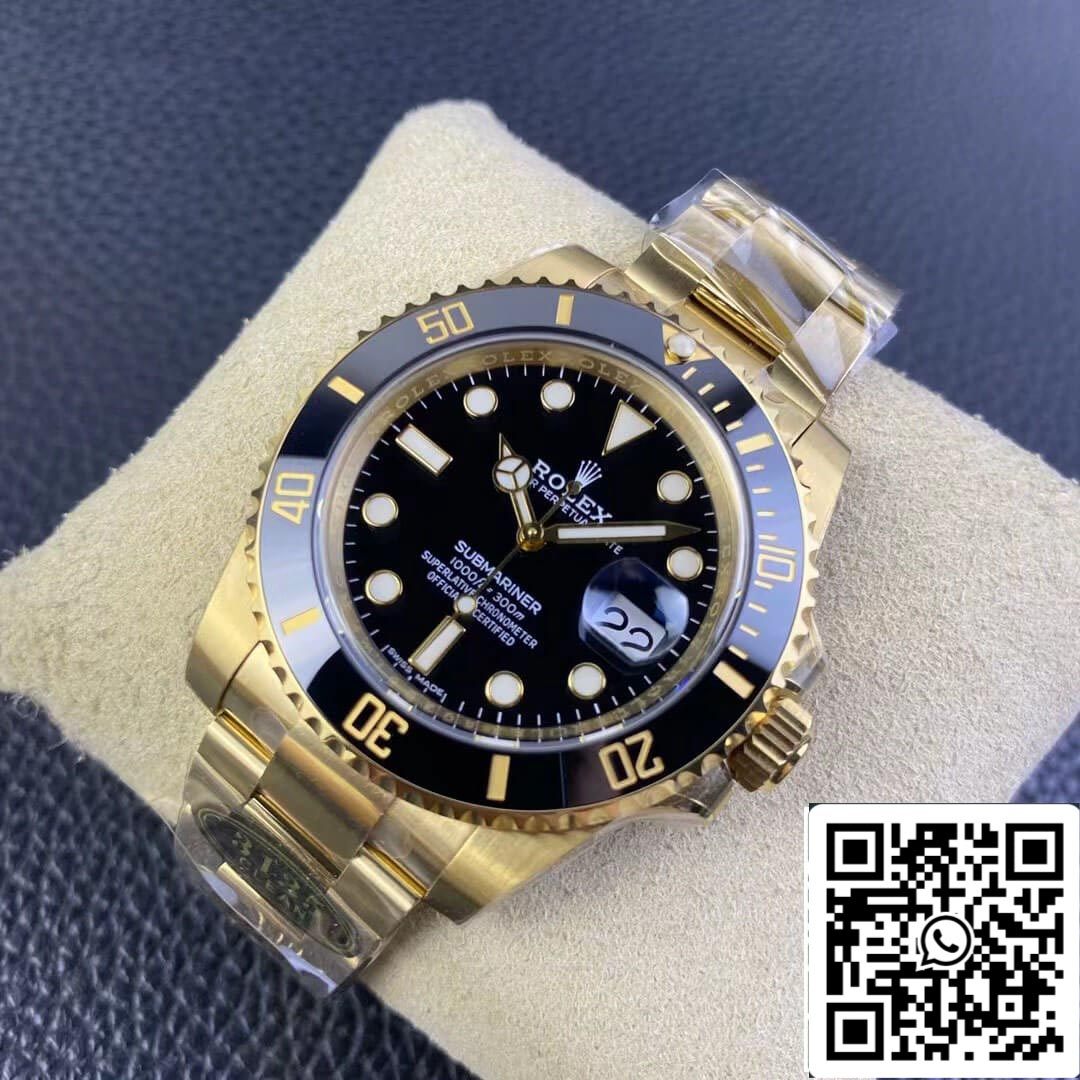 Rolex Submariner 116618LN-97208 1:1 Meilleure édition Clean Factory Cadran noir