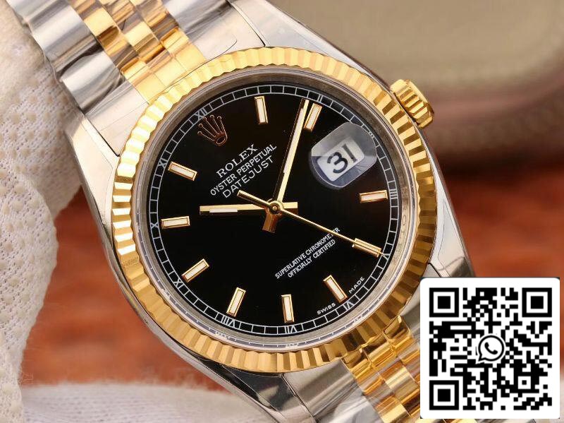 Rolex Datejust 126233 36mm AR Factory Mechanical Watches 1:1 Best Edition Swiss ETA3135 Two Tone Bracelet