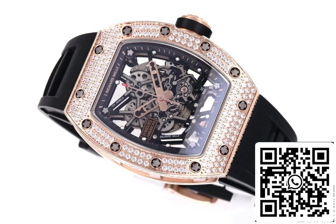 Richard Mille RM035 Americas 1:1 Best Edition KV Factory Diamond Case