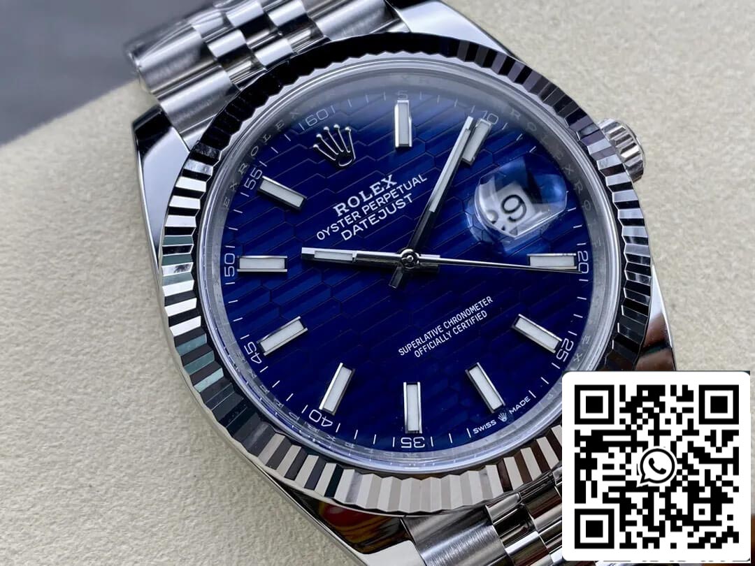 Rolex Datejust 41 menthe M126334-0032 1: 1 meilleure édition cadran bleu Clean Factory