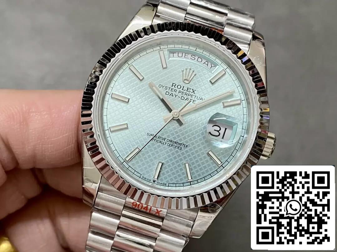 Rolex Day Date M228236 1:1 Meilleure édition GM Factory Cadran bleu V2