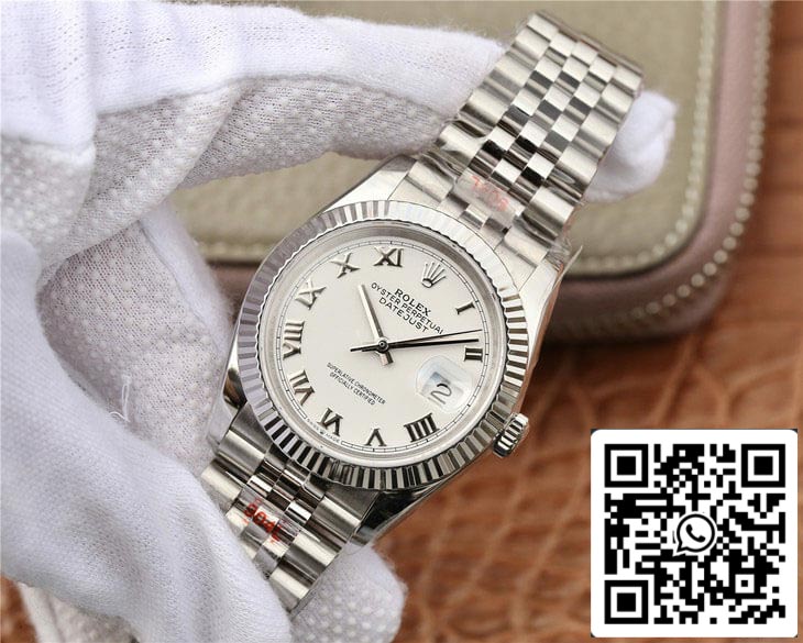 Rolex Datejust M126234-0025 1:1 Meilleure édition GM Factory Cadran blanc