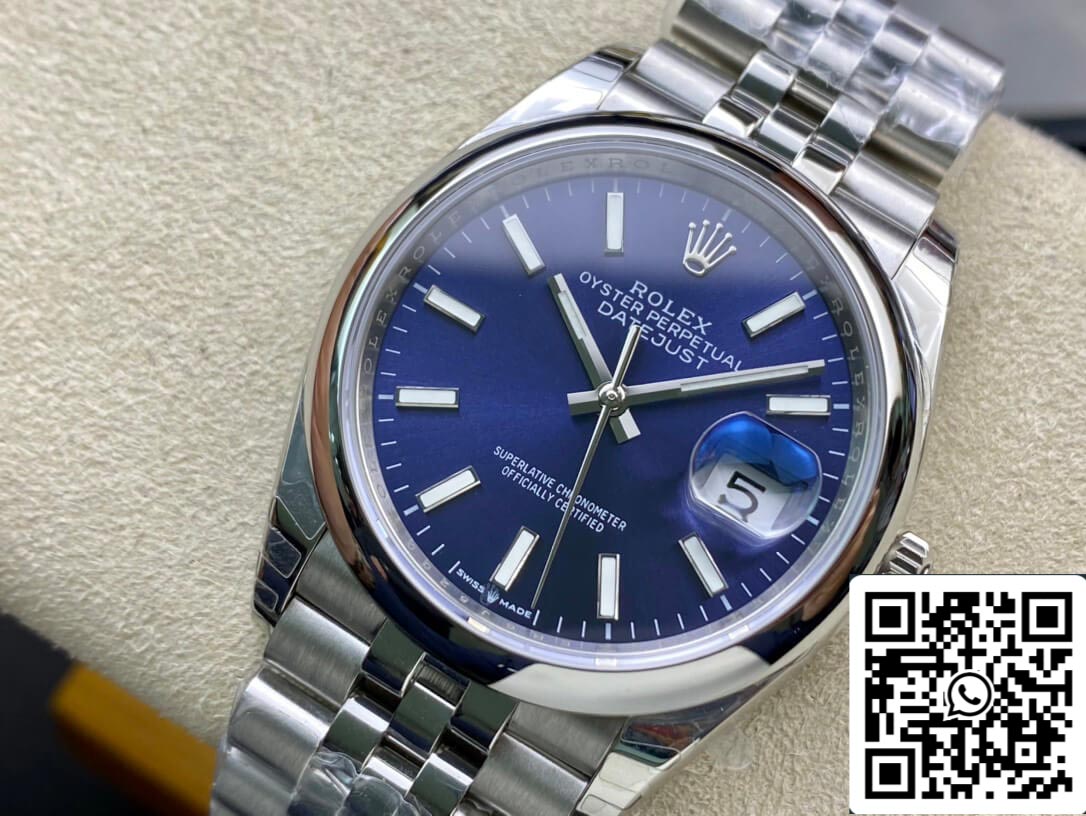 Rolex Datejust M126200-0006 1:1 Best Edition EW Factory Blaues Zifferblatt