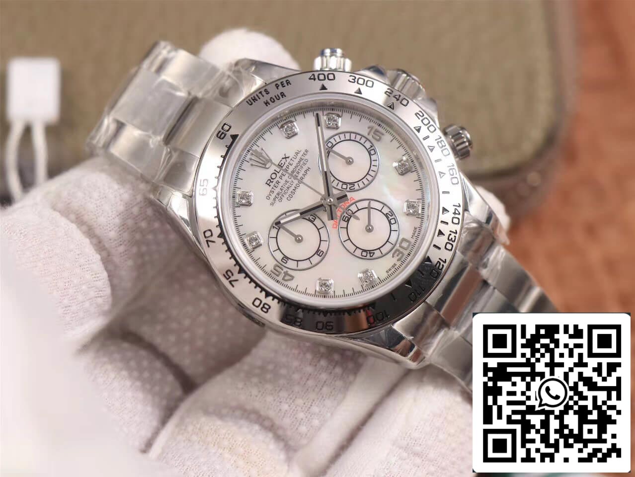 Rolex Daytona Cosmograph 116520-78590 1:1 Meilleure édition JH Factory Cadran diamant