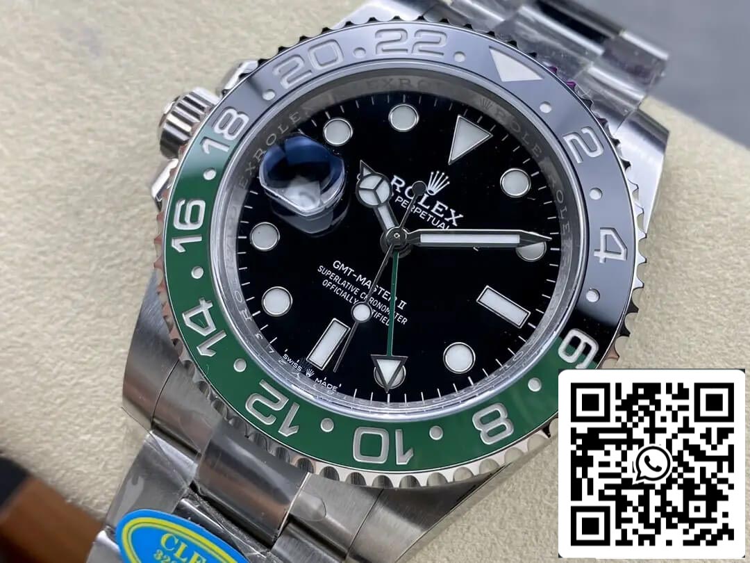 Rolex GMT Master II M126720VTNR-0001 Oyster Strap Clean Factory V3 Lunette en céramique