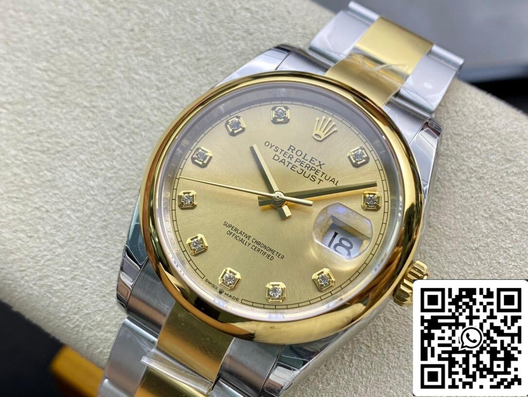 Rolex Datejust M126203-0018 1:1 Best Edition EW Factory Champagne Dial