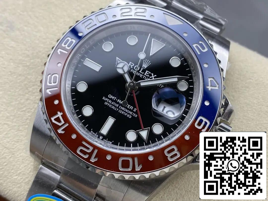 Rolex GMT Master II M126710BLRO-0002 1:1 Meilleure édition Clean Factory V3 Cadran noir