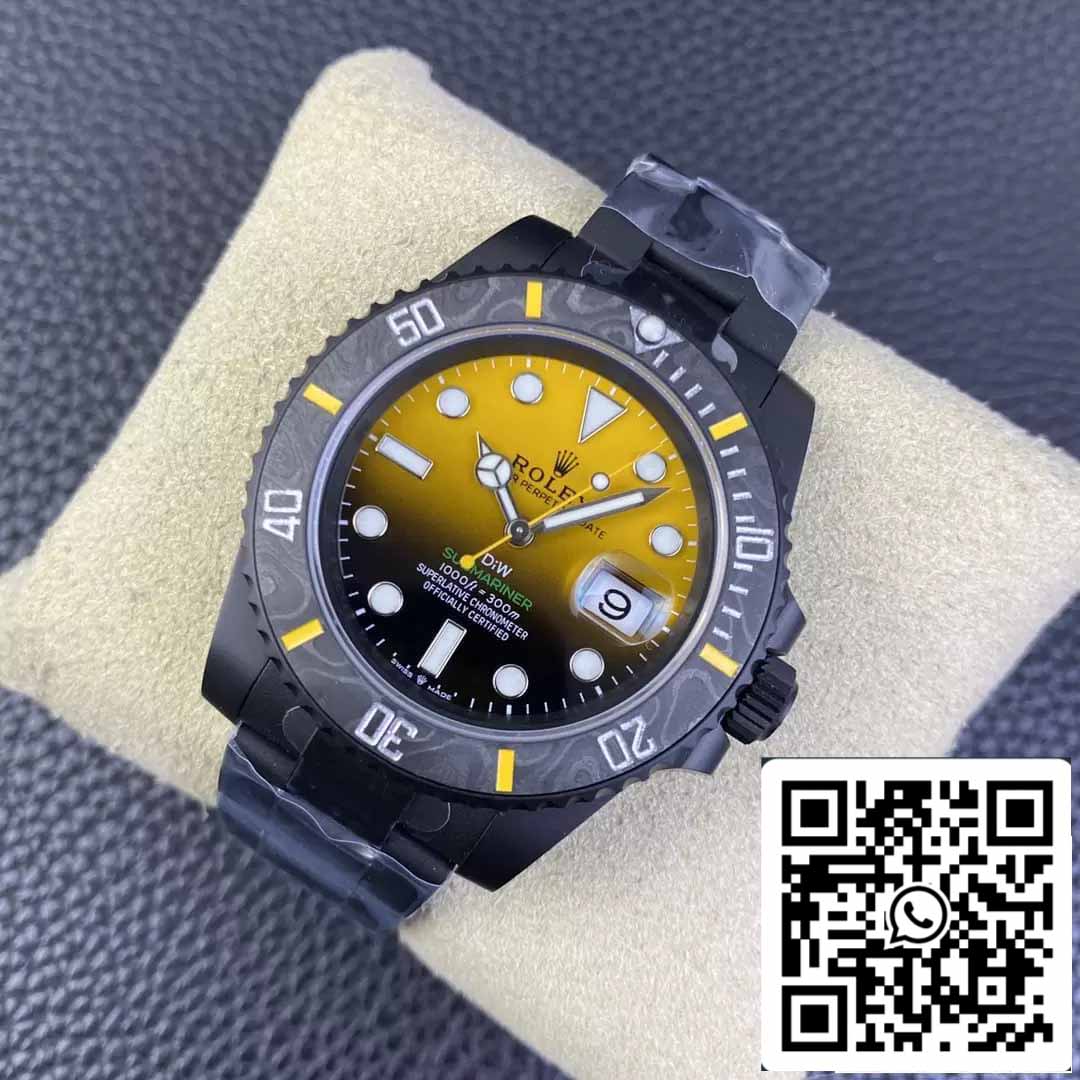 Rolex Submariner 1:1 Meilleure édition VS Cadran dégradé jaune d'usine