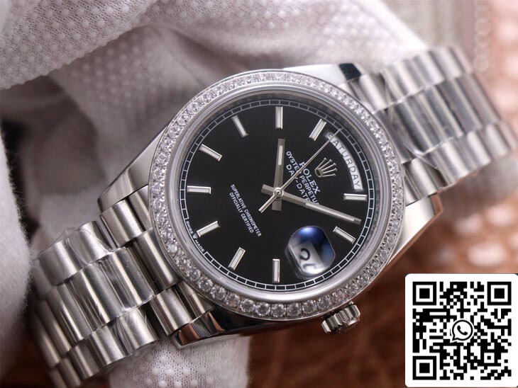 Rolex Day Date M228349RBR-0002 1:1 Best Edition EW Factory 18ct White Gold