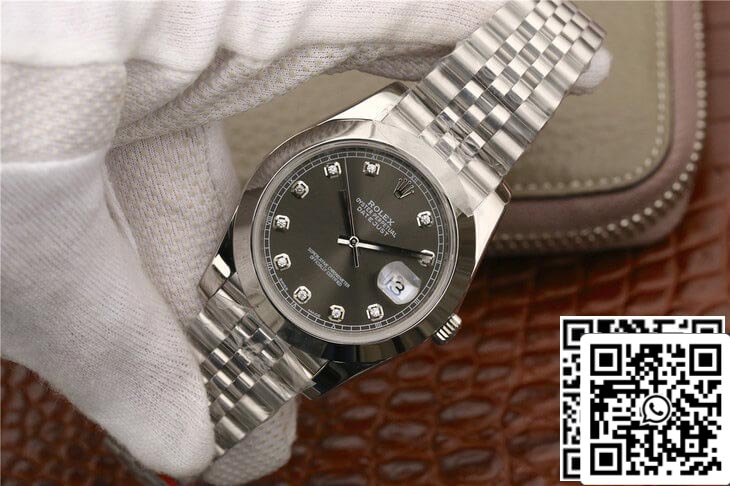 Rolex Datejust M126300 1:1 Meilleure édition EW Factory Cadran gris