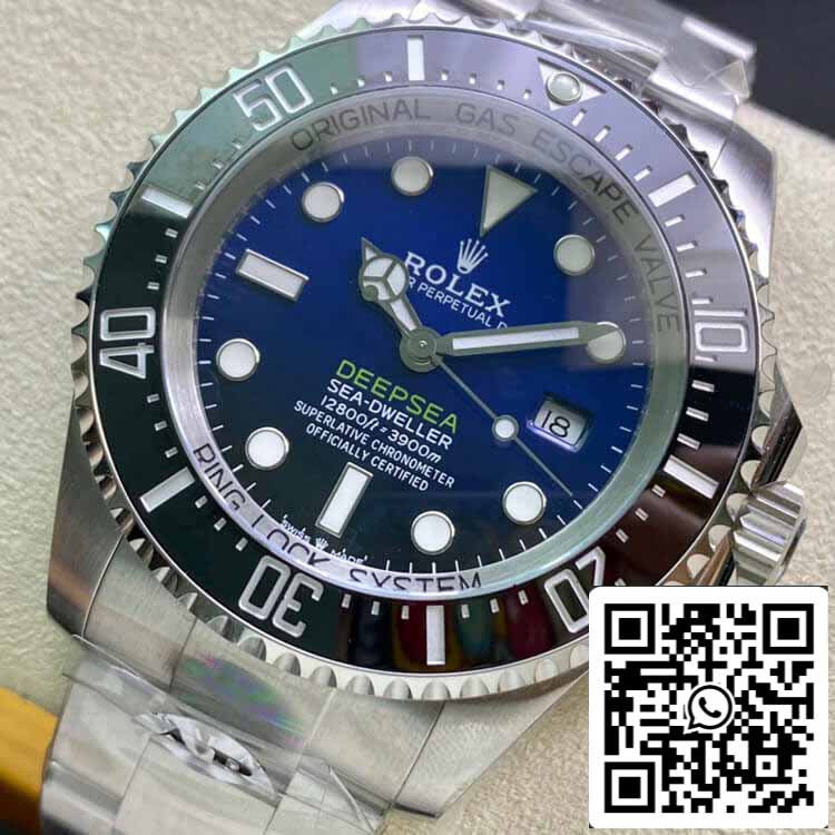 Rolex Deepsea Sea-Dweller 116660 « D-BLUE » AR Factory 1:1 Meilleure édition suisse ETA3135 Cadran bleu/noir