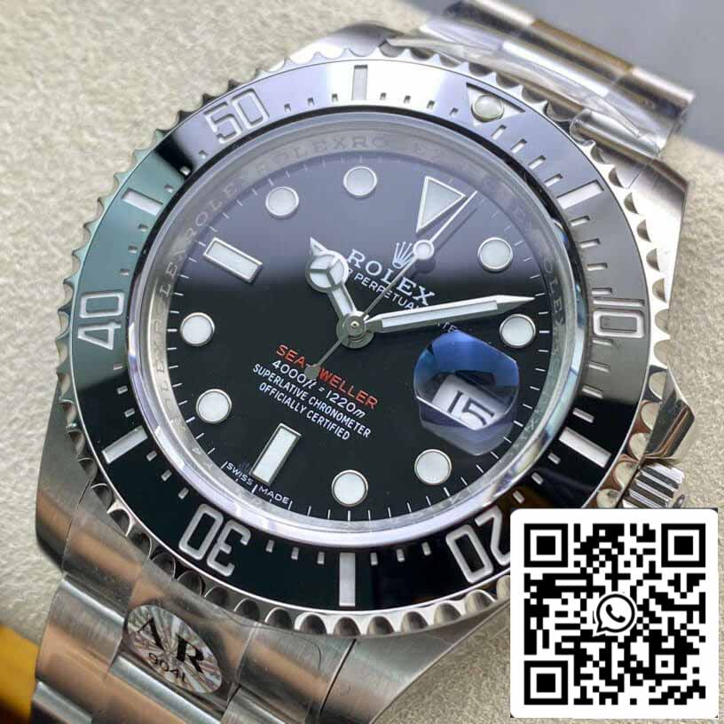 Rolex Sea-Dweller 126600 AR Factory Cadran noir 1:1 Meilleure édition suisse ETA2824