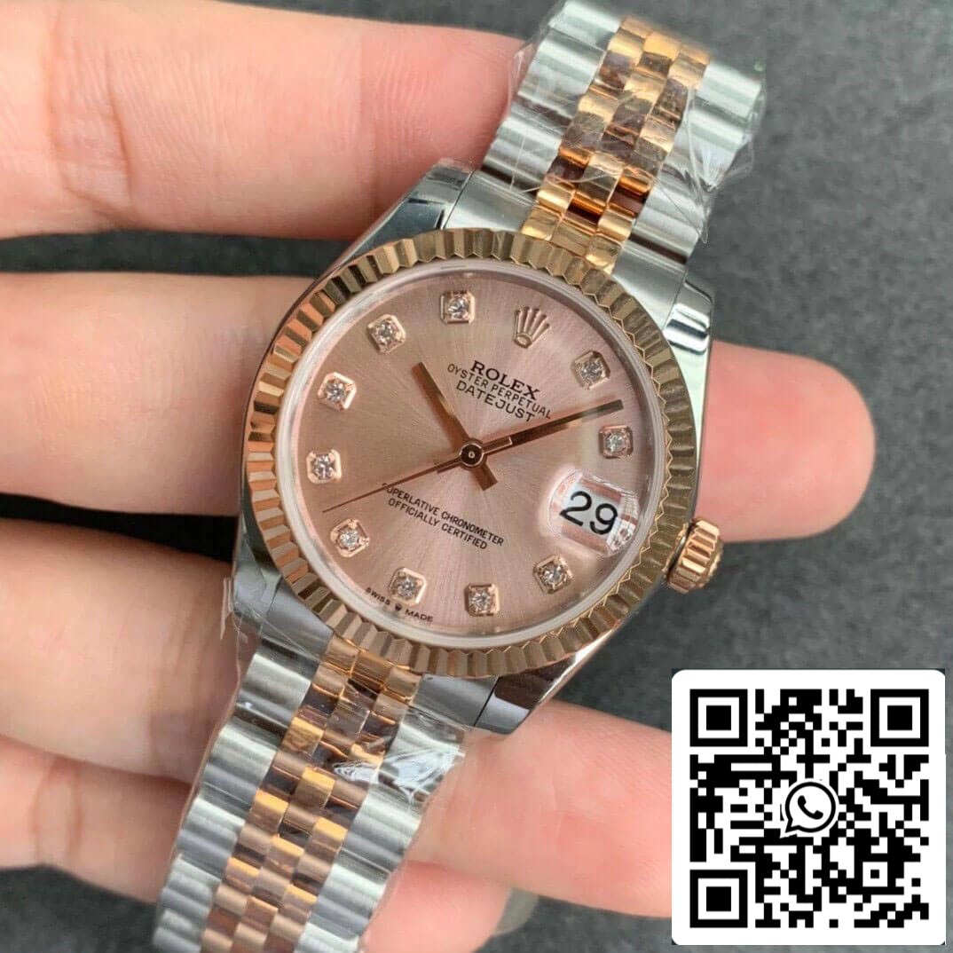 Rolex Datejust M278271-0024 1:1 Best Edition GS Factory Rose Gold Dial