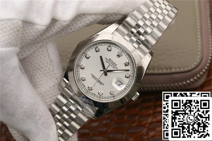 Rolex Datejust M126300 1:1 Meilleure édition EW Factory Cadran serti de diamants