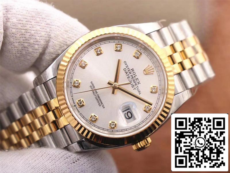 Rolex Datejust 126233 1:1 Best Edition EW Factory White Dial Swiss ETA3235